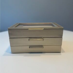 WOLF Metallic Gold 3-tier Jewelry Organizer